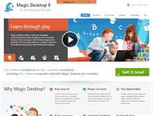 Tablet Screenshot of magicdesktop.com